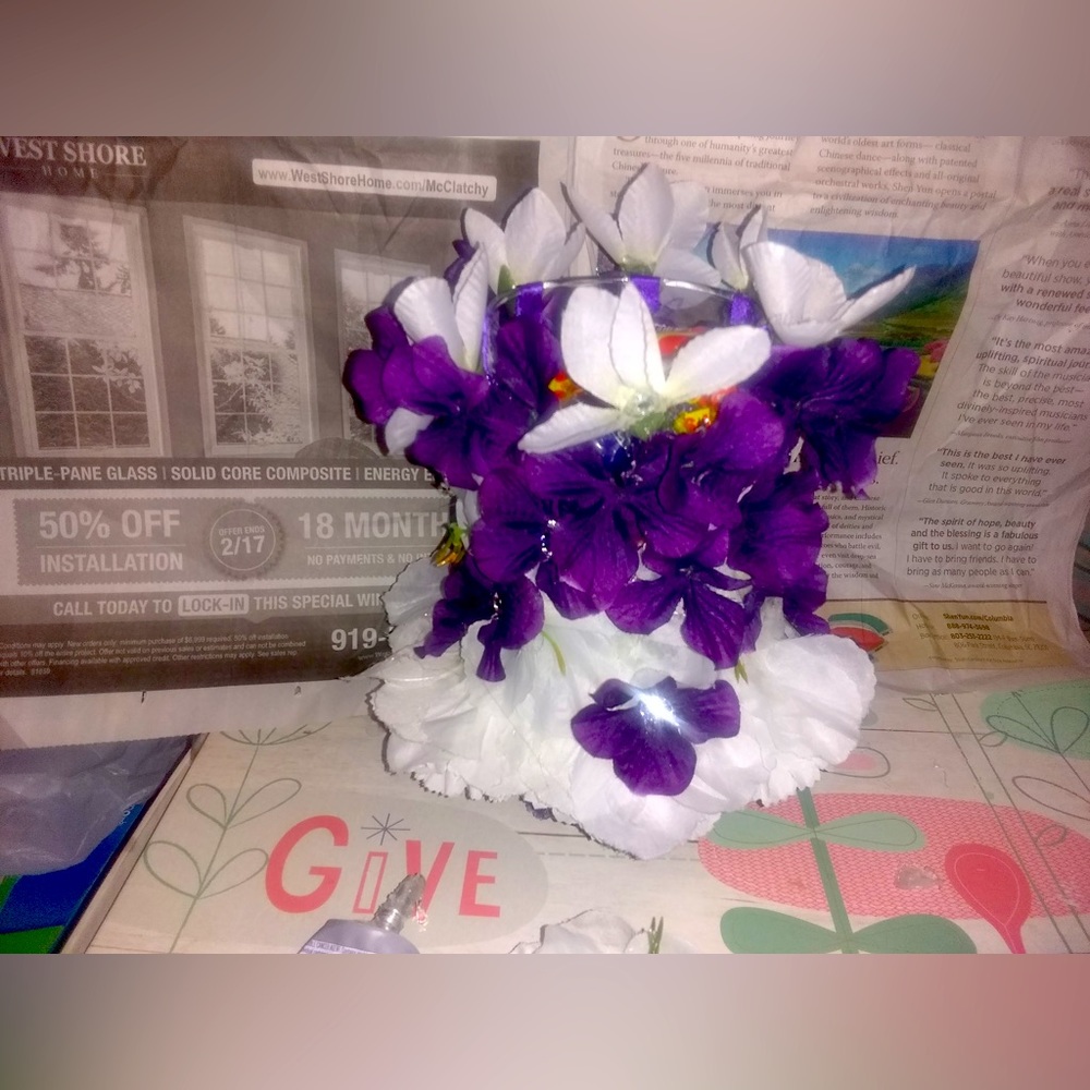Vase with flowers